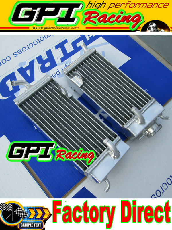 thumbnail image 2 of GPI Racing Aluminum Radiator For Yamaha YZ250 - Fits 1986-1989 (1987, 1988). Left And Right. New, Direct Fit. 2 of 5