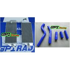 NEW aluminum radiator +  BLUE HOSE YAMAHA YZF250 YZ 250F YZ250F 2010-2013 2011 2012 10 11 12 13
