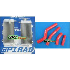 NEW GPI R&L Aluminum Radiator +red HOSE Yamaha WR450F WR 450F WRF 450 WRF450 2010 2011 10 11