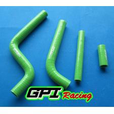 GPI Racing silicone radiator hose for Yamaha YZ125 YZ 125 2 stroke 96-01 97 98 99 00 1996 1997 GREEN