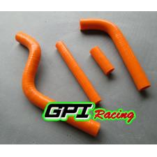 GPI Racing silicone radiator hose for Yamaha YZ125 YZ 125 2 stroke 96-01 97 98 99 00 1996 1997 ORANGE