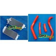 R&L ALUMINUM RADIATOR +HOSE YAMAHA YZ250F/YZF250/YZ 250F 2014 2015 14 15 2016