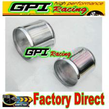 Alloy Aluminum Hose Adapter Joiner Pipe Connector Silicone 63mm 2.5
