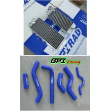 GPI Kawasaki KX250F KXF250 KX 250F 06 2006 Aluminum radiator + HOSE