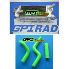aluminum radiator &silicone hose KAWASAKI KX80 KX85 KX100 98-2013 2010 2012 2013
