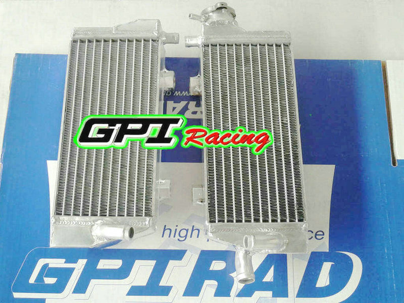 Pair Aluminum Radiators For KTM 125-300 SX/XC/XC-W 2014-2016 - Left & Right With Cap & Hosing