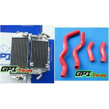 aluminum Radiator +hose FOR Kawasaki KLX 300 KLX300 1997-2007 98 99 00 01 2002