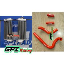 ALUMINUM RADIATOR &HOSE HONDA CR250R CR 250 R 2-stroke 1992-1996 1993 1994 1995