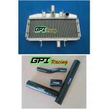 40mm aluminum radiator &hose Suzuki GT750 GT 750 72-77 73 74 75 76 77 1976 1975