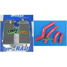 R&L aluminum alloy radiator Yamaha WR450F WR 450 F 2012 2013 2014 +hose