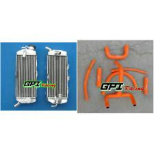 aluminum radiator +HOSE KTM 620 640 660 LC4 replacement radiator LR both sides