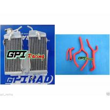 GPI Aluminum Radiator +blue hose Yamaha YZ125K YZ125L 1983-1984 84 83 2-STROKE