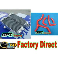 FOR aluminum radiator+RED hose Honda CRF450R CRF450 CRF 450R 2015 2016 16 15