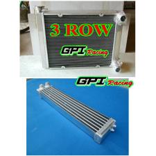 3 ROW for Mazda RX2 RX3 RX4 RX5 Radiator with heater pipe + Aluminum Oil Cooler