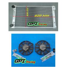 ALUMINUM ALLOY RADIATOR +FAN VW GOLF/RABBIT/SCIROCCO GTI MK1 MK2 8V M/T