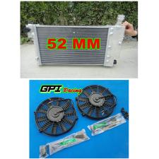 ALUMINUM RADIATOR +FAN PEUGEOT 106 GTI&RALLYE//CITROEN SAXO/VTR 91-01