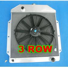 1949 1950 51 52 53 Ford Sedan w/Chevy v8 Cars Anglia,Club Aluminum Radiator +fan