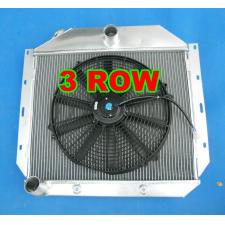 Aluminum Radiator &fan 1951-1957 International Harvester Truck 1952 1953 1954 55