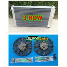 GPI 3ROW Aluminum RADIATOR & FAN For 81-90 GM Truck 82 83 84 85 86 87 88 89 1990