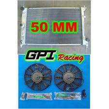 50MM Aluminum Radiator for Ford Falcon BA BF V8 Fairmont XR8 & XR6 Turbo + FAN