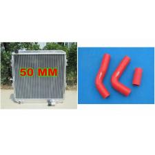 50MM aluminum radiator toyota HILUX LN106 LN111 Diesel 88-98 AT/MT 89 90 + hose