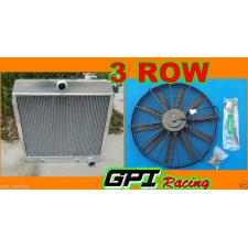 55-57 56 CHEVY Nomad Bel Air SMALL BLOCK 150/210 SBC V8 Aluminum Radiator + fan