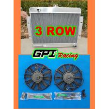 1972-1986 Jeep CJ Series CJ-5 CJ-7 w/ Chevy V8 ALUMINUM Radiator + fan