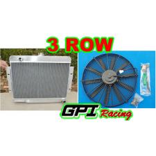1972-1986 Jeep CJ Series CJ-5 CJ-7 w/ Chevy V8 ALUMINUM Radiator + fan