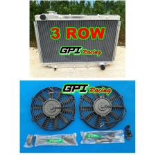 Aluminum Radiator + FAN TOYOTA Landcruiser Land cruiser HDJ80 HZJ80 HDJ 80 MT