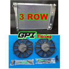 3 Rows 1968 1969 1970 1971 1972 1973 1974 Chevy Nova PRO aluminum radiator &fan