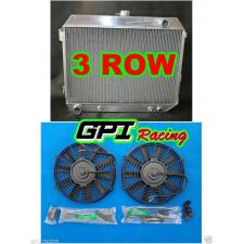 Radiator + fans 70-73 Plymouth Barracuda / 68-73 DODGE CHARGER/CHALLENGER V8