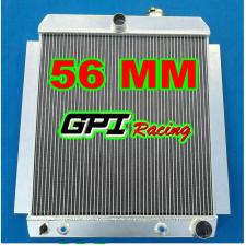 47-54 CHEVY C/K TRUCK PICKUP L6 ALUMINUM RADIATOR 48 49 50 51 52 53 + fan