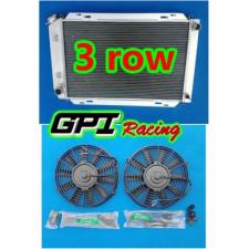ALUMINUM RADIATOR+CAP+2 X FANS 79-93 FORD MUSTANG 80 81 82 83 84 85 86 87 88 89