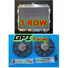 3row GPI aluminum radiator &FAN 1981-1983 for Nissan Datsun 280ZX 1982 81 82 83
