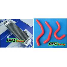 ALUMINUM RADIATOR&HOSE HONDA CR80R/B;CR80 97-2002/CR85R/B;CR85 03-2008 04 05 06