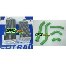 ALUMINUM RADIATOR and hose Kawasaki KLX450R KLX450 KLX 450 R 2008 2009