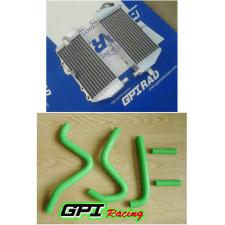 aluminium radiator &hose Kawasaki KX125 KX250 KX 125 250 1994-2002 01 2000 99 95