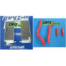 aluminum Radiator +HOSE Kawasaki KX250 KX 250 05-07 06 2005 2006 2007 2-stroke