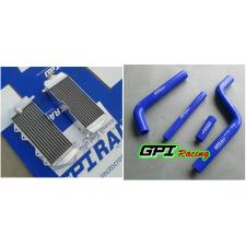 aluminum alloy radiator+silicone hose kit Yamaha YZ125 YZ 125 2005-2014 06 07 08