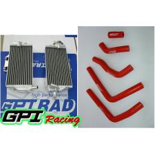 L&R Aluminum Alloy Radiator& Silicone Hose HONDA CR125 CR125R 2-STROKE 2005-2007