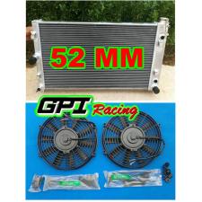 aluminum radiator for HOLDEN Commodore VZ LS1 LS2 SS V8 AT/MT 04 05 06 ＋2 × fans