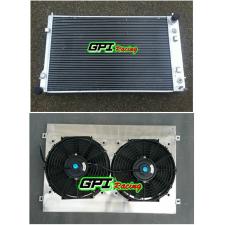 52MM aluminum radiator +shroud+fan for Holden Commodore VY V8 2002 2003 2004 02