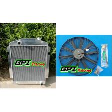 GPI ALUMINUM RADIATOR &FAN CHEVY PICKUP/TRUCK W/SBC/BBC V8 OR L6 1938-1940 1939