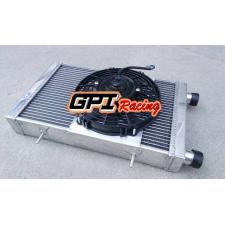 62MM LOTUS EUROPA COUPE S1 1.5/1.6L 1966-1976 M/T ALUMINUM RADIATOR +FAN