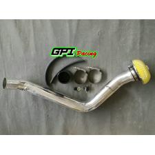 FOR 99-00 HONDA CIVIC SI EM1 1.6L COLD AIR INTAKE + MUSHROOM STYLE YELLOW FILTER