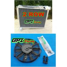 56MM ALUMINUM RADIATOR +FANS MG MGB GT/ROADSTER 1977-1980 78 79 80 1979 1978