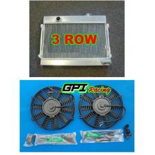 3 Row 52mm Aluminum Radiator & Twin 7