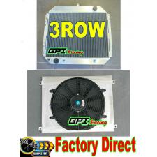 Aluminum Radiator FORD F100 F150 F250 F350 V8 67-81 Bronco F-250 +SHROUD+ FANS