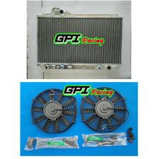 Toyota Supra turbo Auto JZA80 2JZ-GTE 1993-1998 1997 Aluminum Radiator &FAN